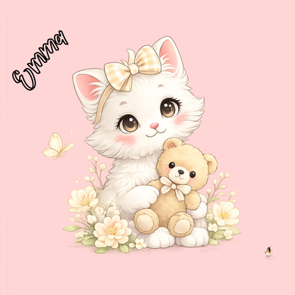 🌸 Sticker personnalisé pour Toniebox Petit chat
