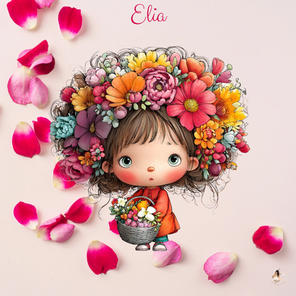 🌸 Les Petites Jardinières Étoilées – Sticker Toniebox 2 Personnalisé