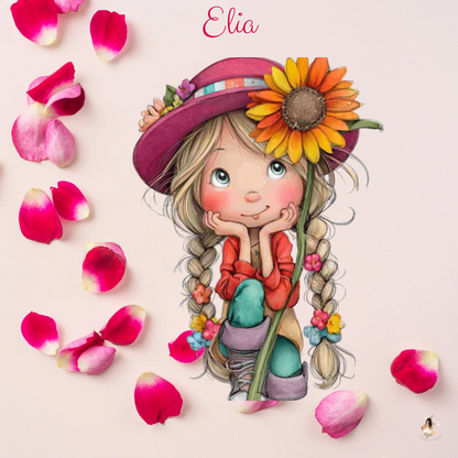 🌸 Les Petites Jardinières Étoilées – Sticker Toniebox 2 Personnalisé