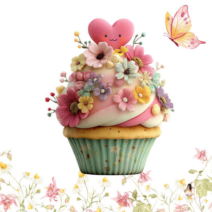 Sticker Toniebox personnalisé cupcake