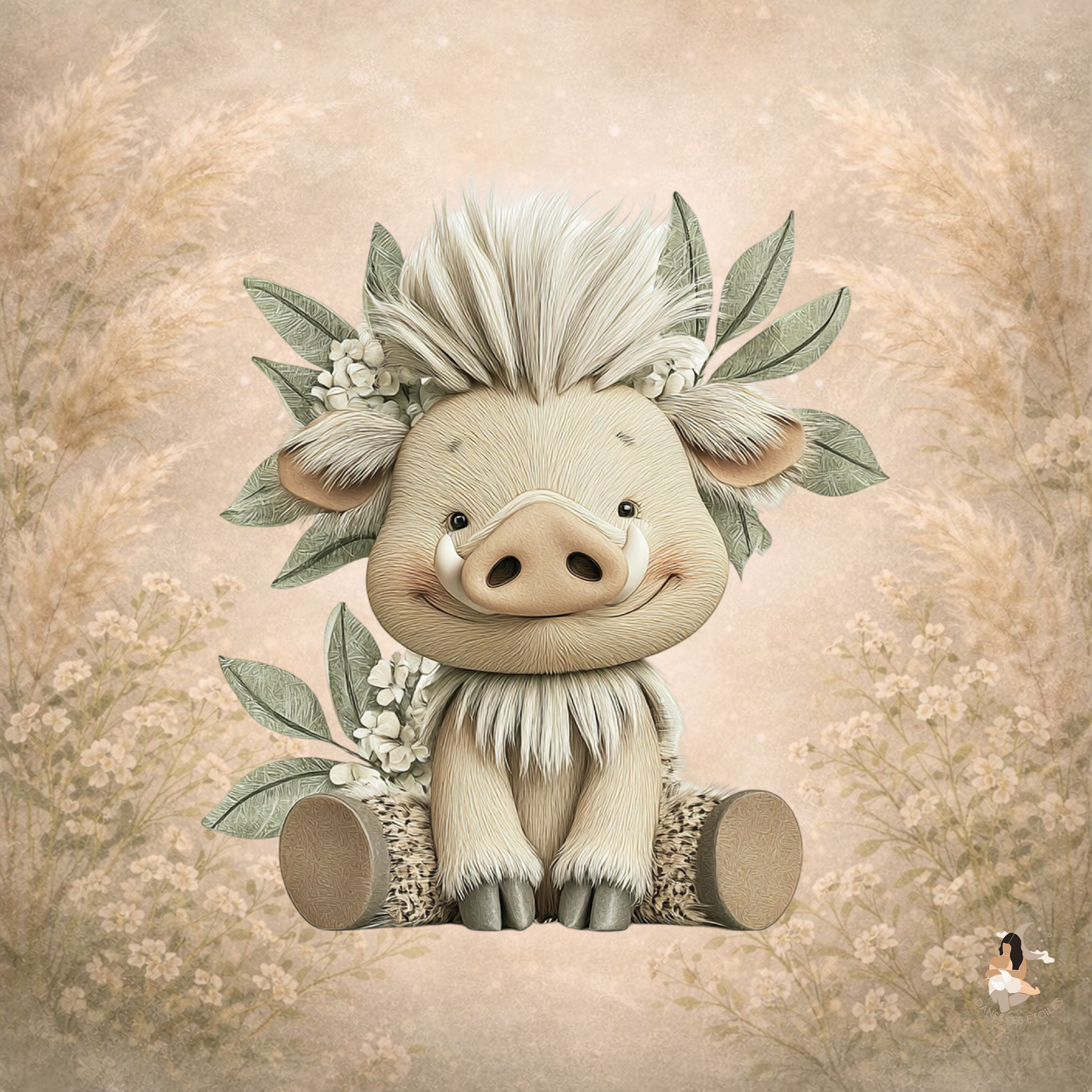 Stickers personnalisé TonieBox – Collection Câlins Sauvages 🐒🦁🦒