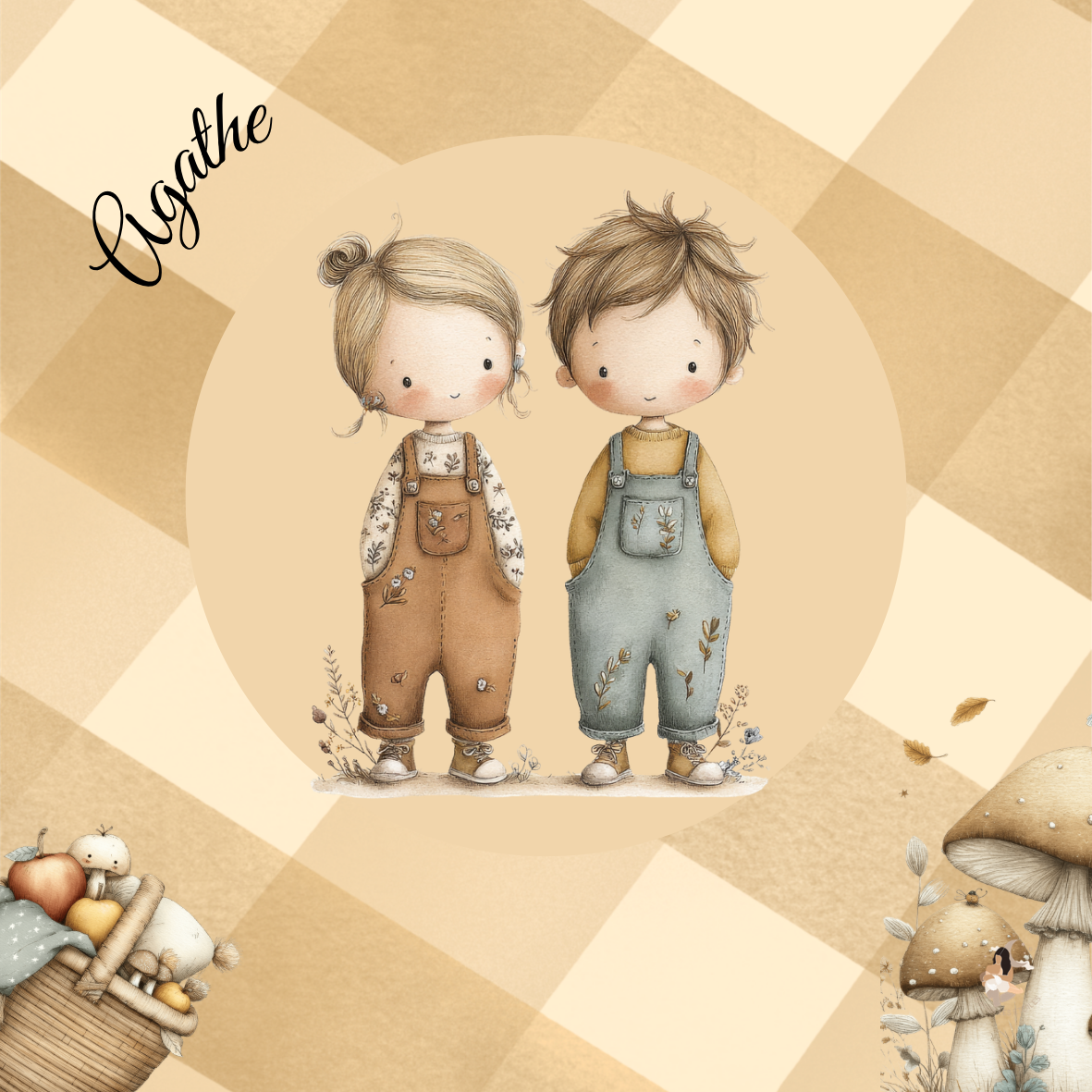 Sticker Toniebox personnalisé Automne