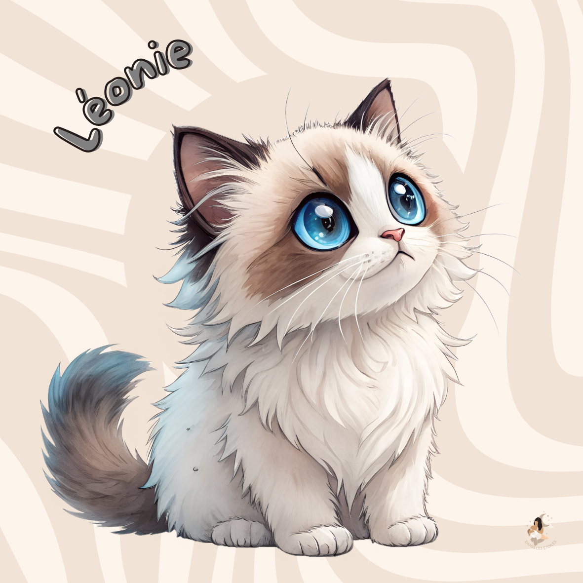 🐾 Les Petits Chats Rêveurs – Stickers Toniebox 🐾