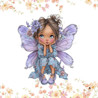 Sticker Toniebox personnalisé Girls fleuris