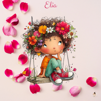 🌸 Les Petites Jardinières Étoilées – Sticker Toniebox 2 Personnalisé
