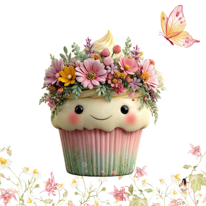 Sticker Toniebox personnalisé cupcake
