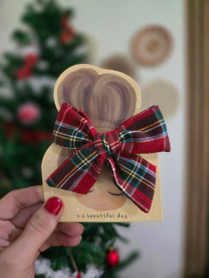 🎀 Nœud de Noël – Édition Artisanale