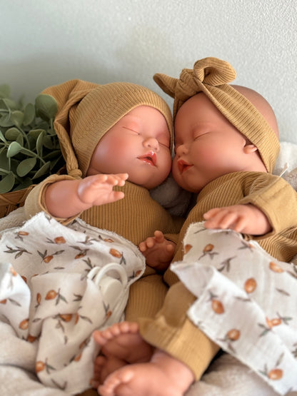 Poussin citron bandeaux