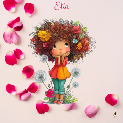 🌸 Les Petites Jardinières Étoilées – Sticker Toniebox 2 Personnalisé