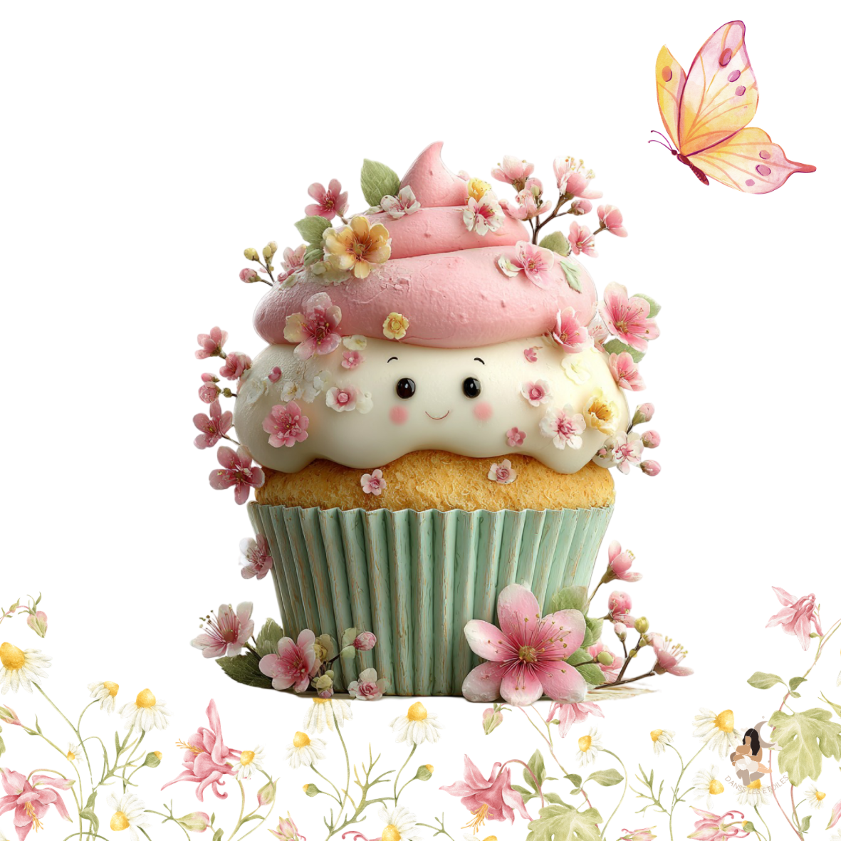 Sticker Toniebox personnalisé cupcake
