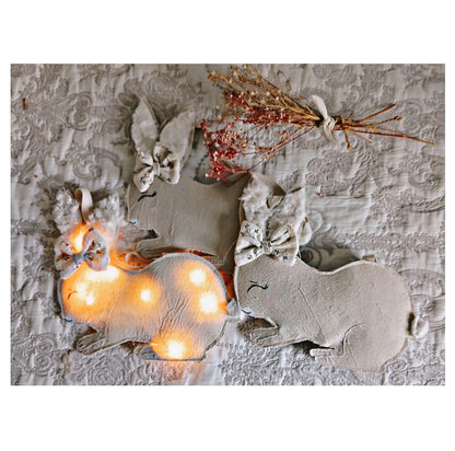 🤍 Veilleuse Lapin – Création artisanale