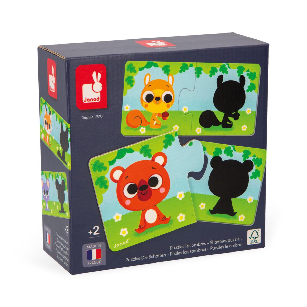 Puzzule Animaux et leurs ombre