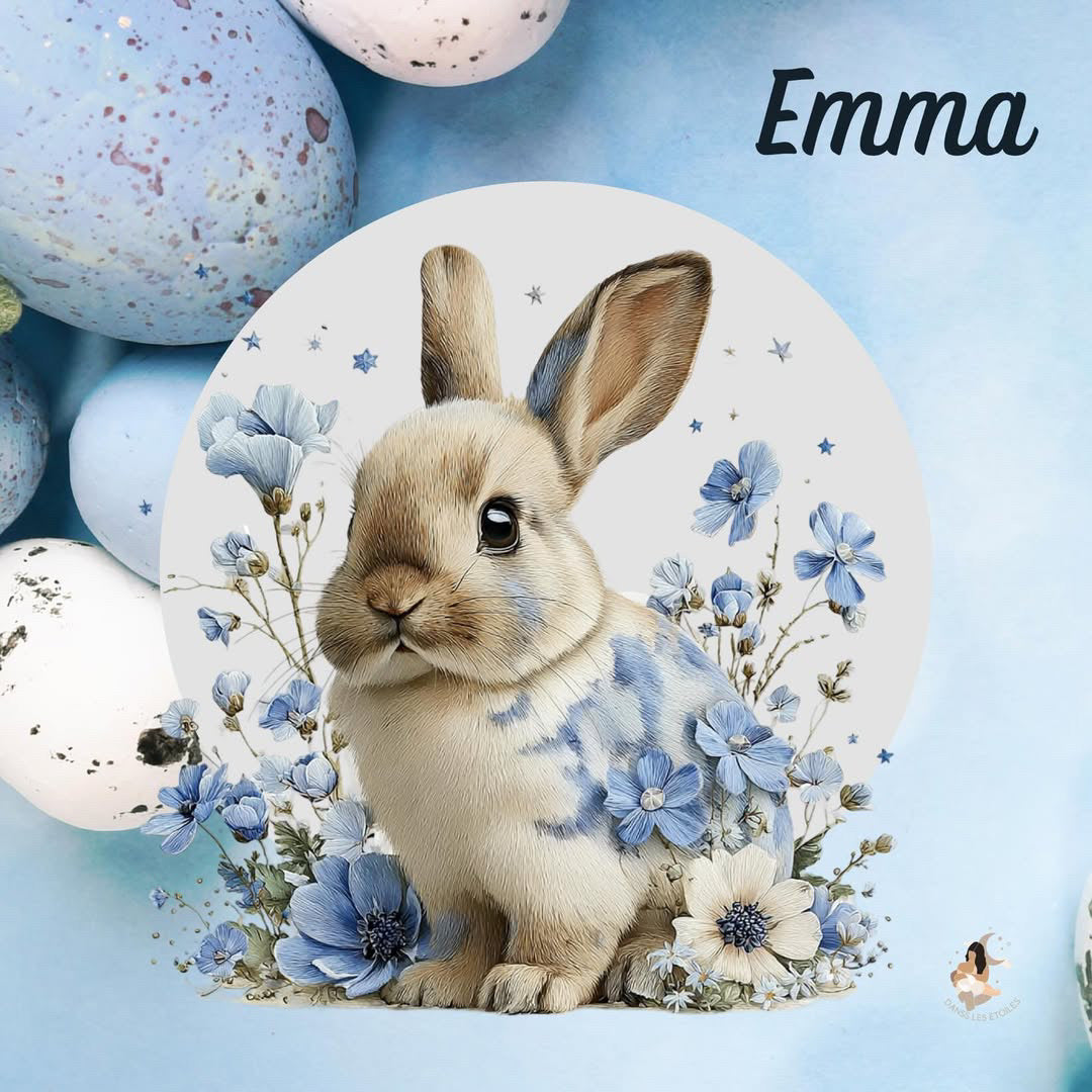 Stickers Toniebox – Collection Bleu Poétique lapin 🌙