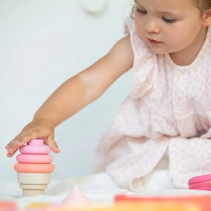 Jouet d'éveil Montessori - Glace Empilable Silicone