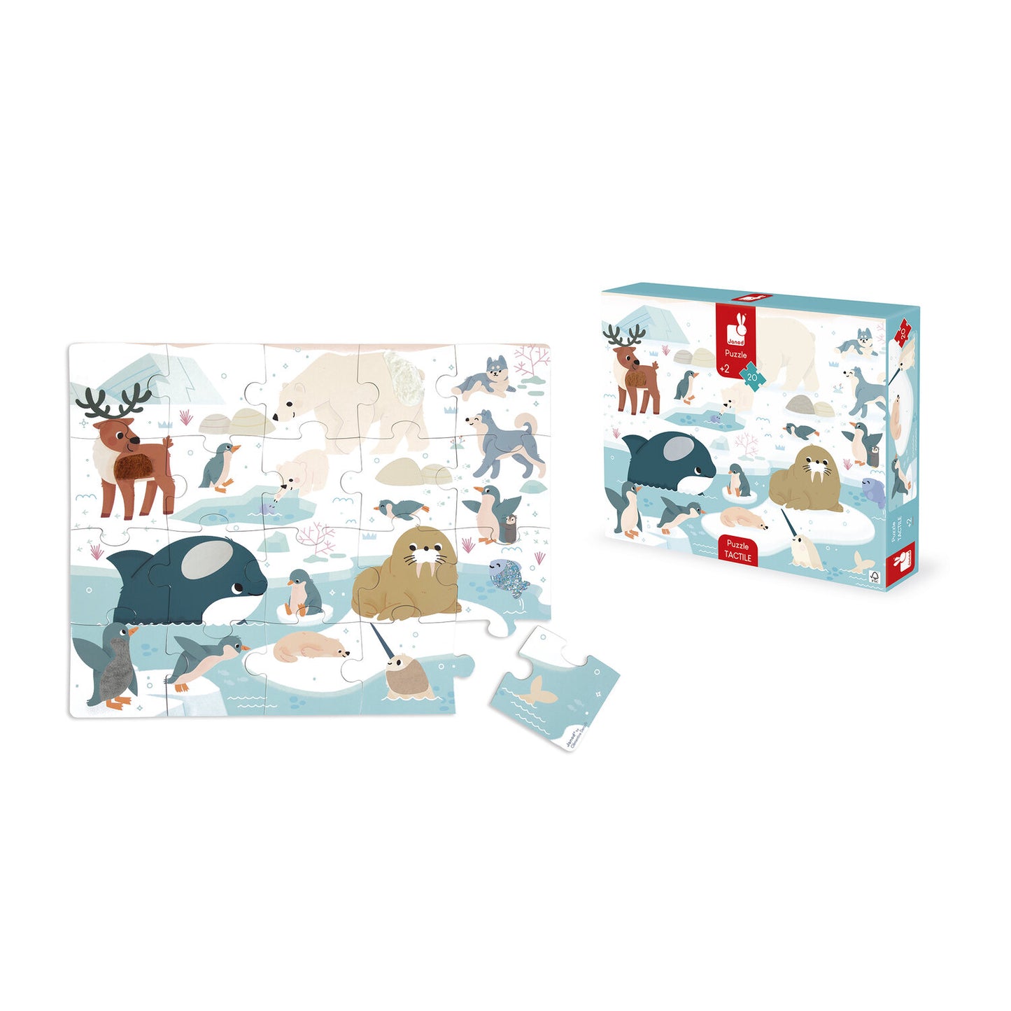 Puzzle Tactile polaire