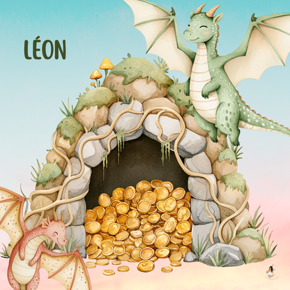 Sticker Toniebox personnalisé dragon