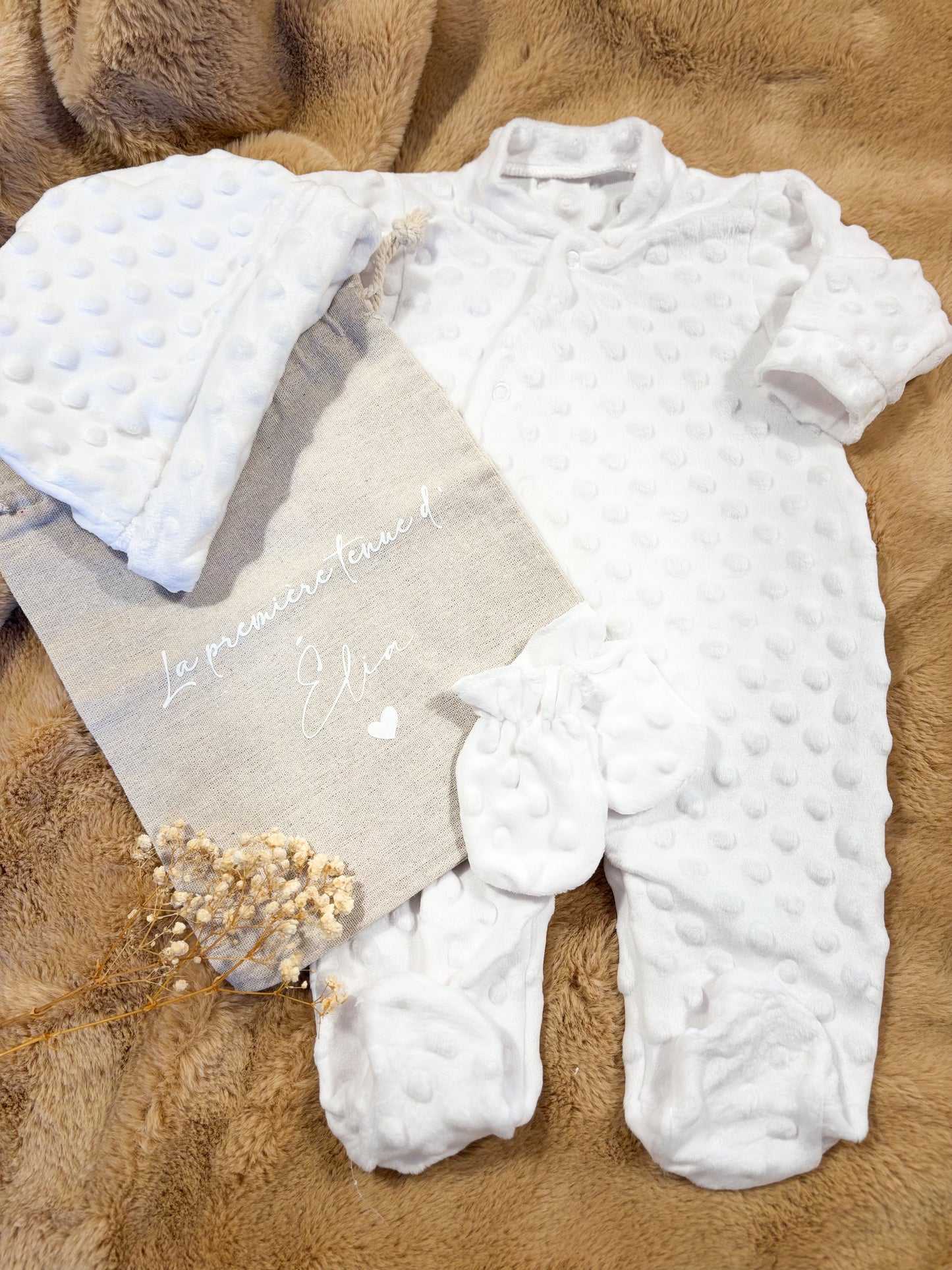 🌙 Coffret naissance personnalisé – Taille 0/3 mois