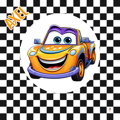 🚗 Stickers Toniebox – Collection Petites Voitures Rigolotes