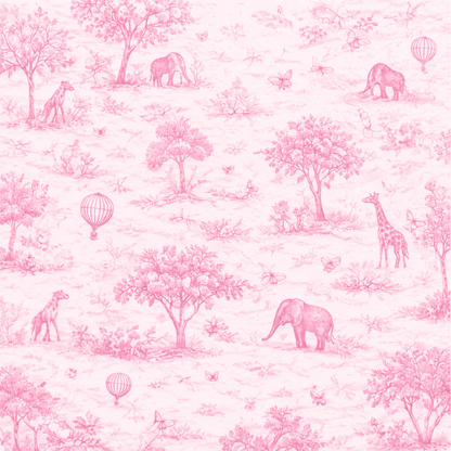 ✨ Sticker personnalisé – Thème Safari Noble