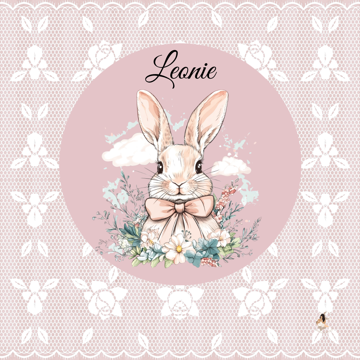 Sticker personnalisé Toniebox 2 – Collection Léonie 🐰🌸