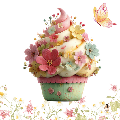 Sticker Toniebox personnalisé cupcake