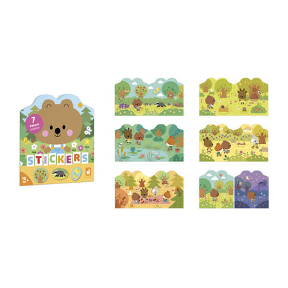CAHIER DE STICKERS - LA FORET