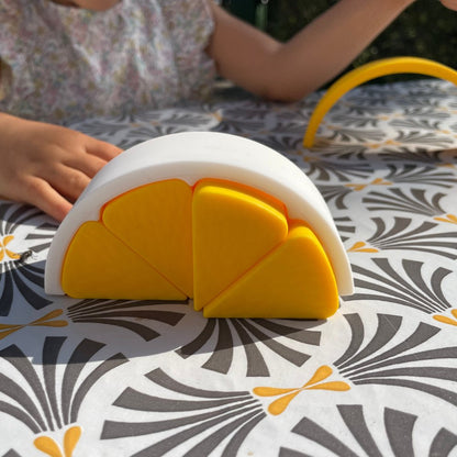 Jouet d'éveil Montessori - Le puzzle orange