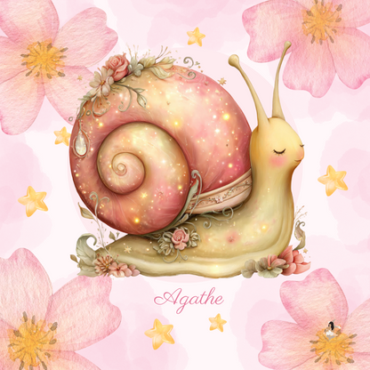 Sticker Toniebox personnalisé Escargot 🌸