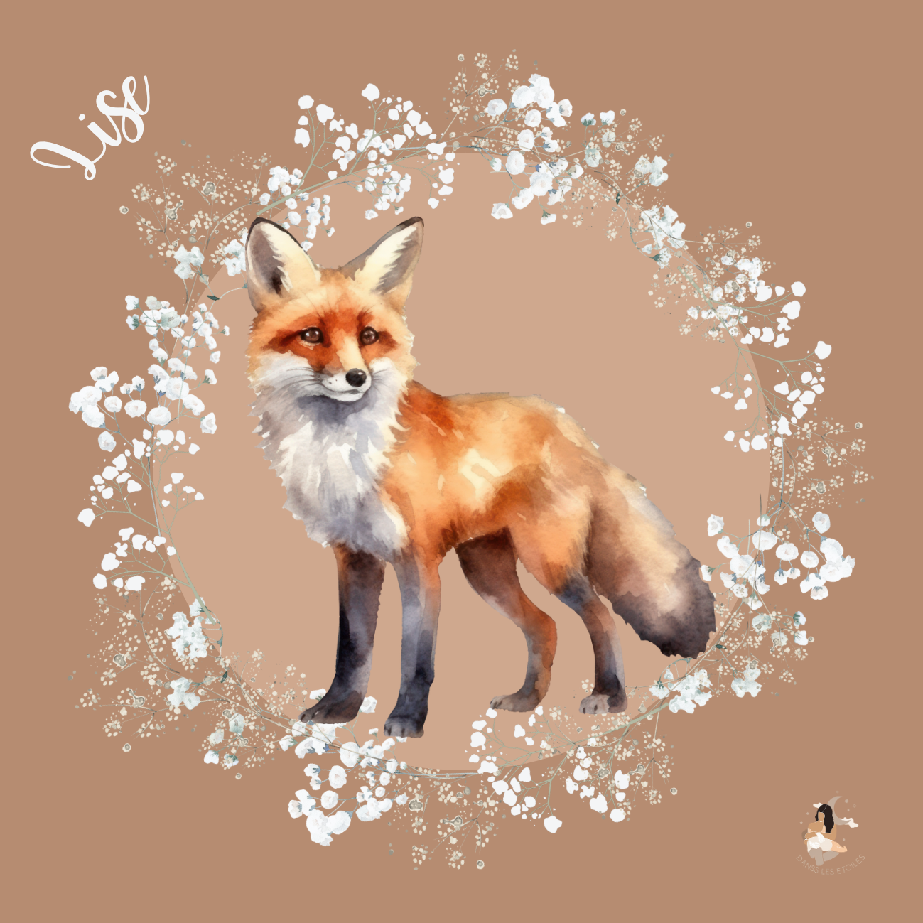✨ Stickers – Collection animaux poétiques forêt