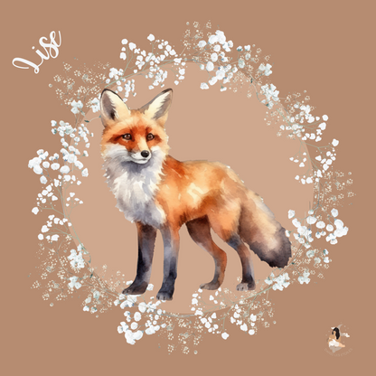 ✨ Stickers – Collection animaux poétiques forêt