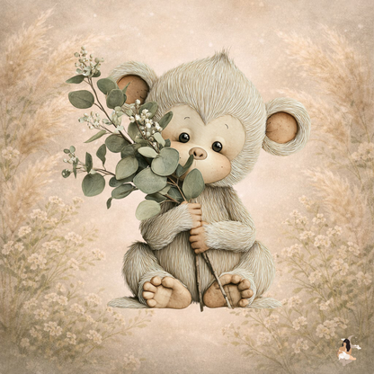 Stickers personnalisé TonieBox – Collection Câlins Sauvages 🐒🦁🦒