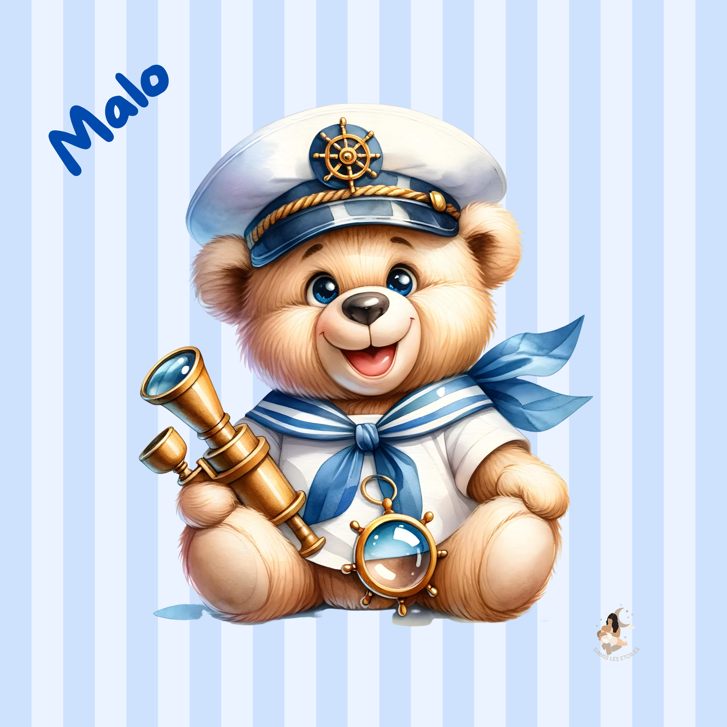 ✨ Stickers Tonies – Univers Oursons & Ciel Bleu ✨