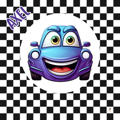 🚗 Stickers Toniebox – Collection Petites Voitures Rigolotes