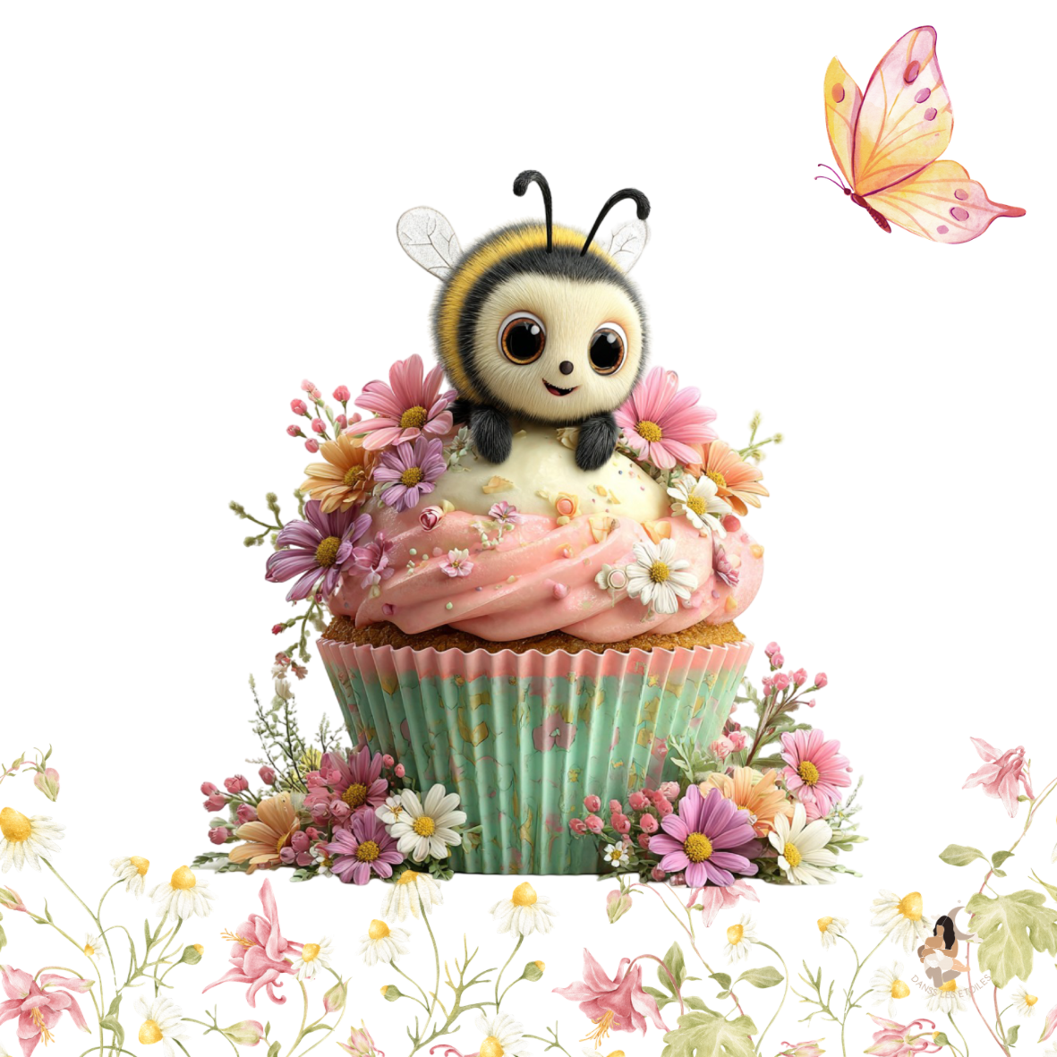 Sticker Toniebox personnalisé cupcake