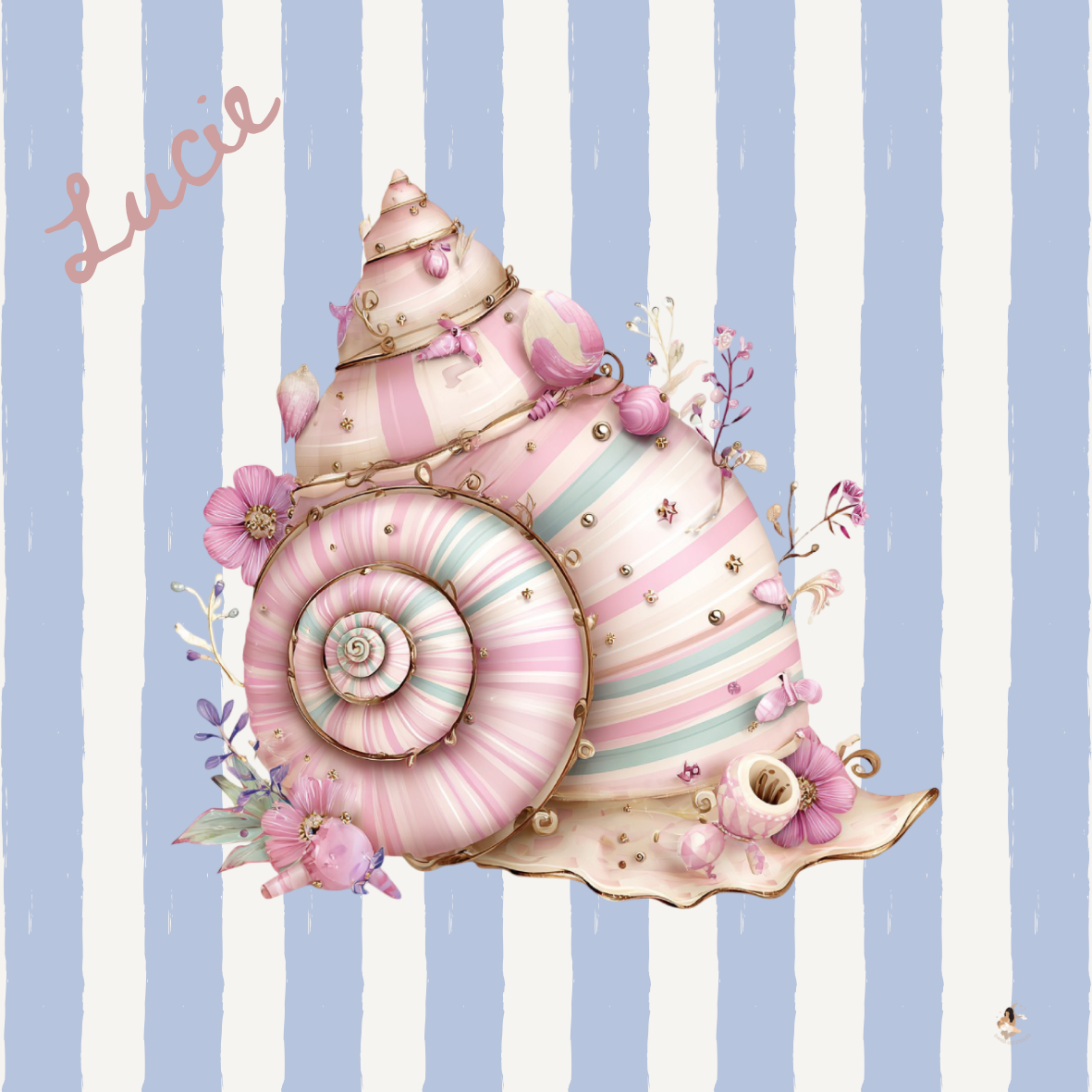 Sticker Toniebox personnalisé coquillages et crustacés