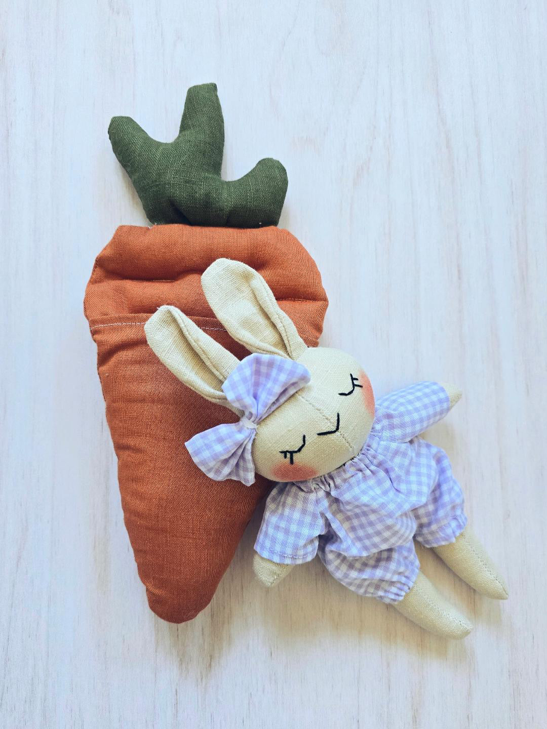 Mini lapin et sa carotte