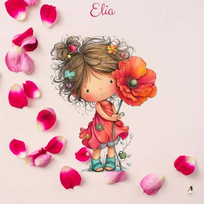 🌸 Les Petites Jardinières Étoilées – Sticker Toniebox 2 Personnalisé