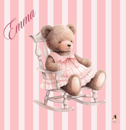 🧸 Stikers personnalisé Collection Rose Ours