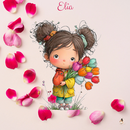 🌸 Les Petites Jardinières Étoilées – Sticker Toniebox 2 Personnalisé