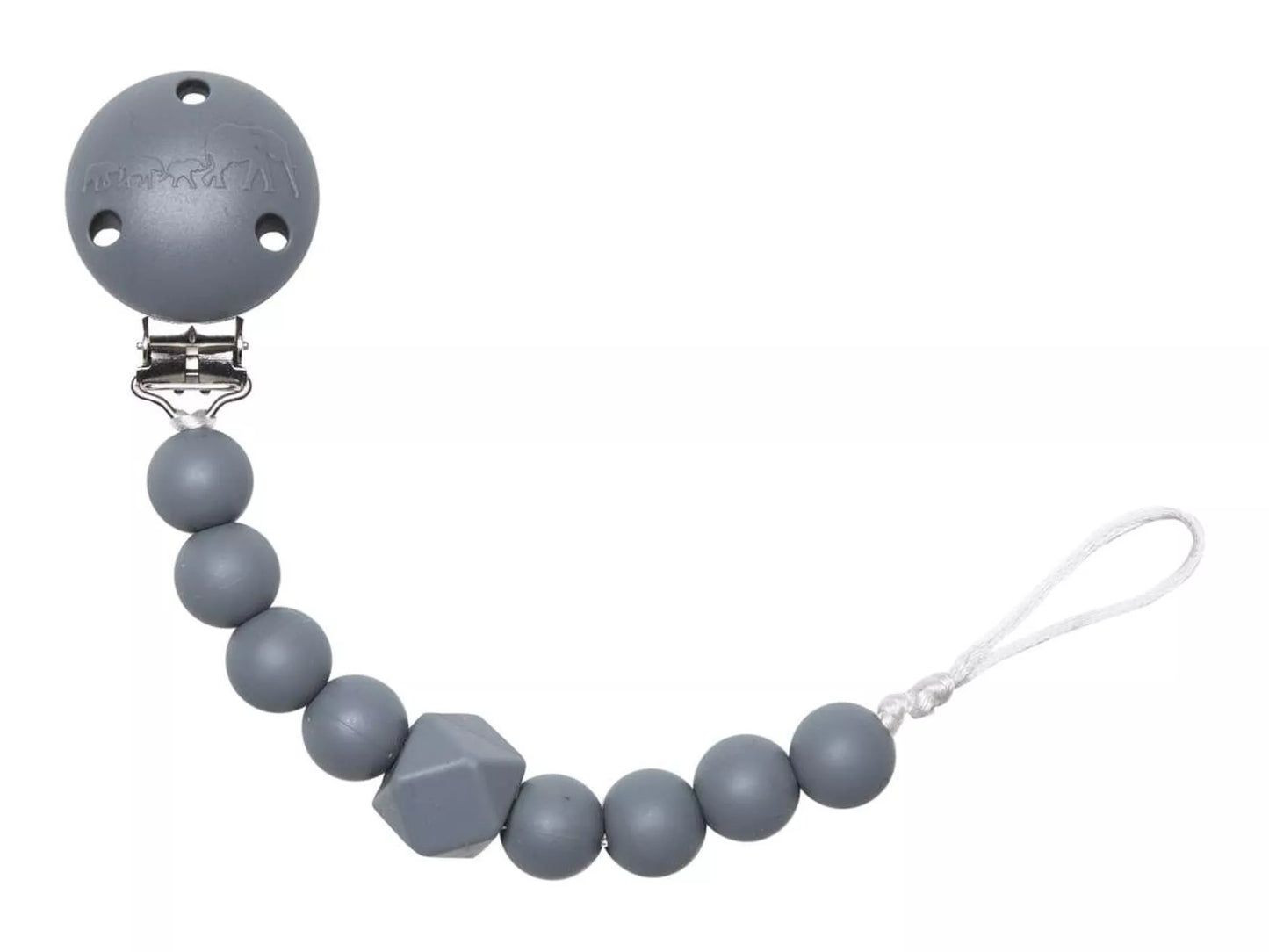 Porte-tétine Les Enfants Chewy / Gris