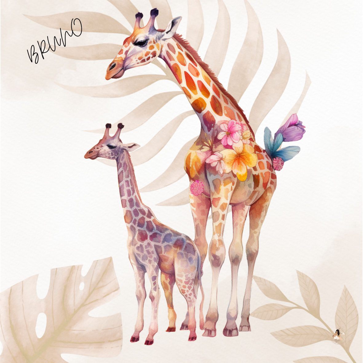 Sticker Toniebox personnalisé baby animal