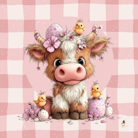 Sticker Toniebox personnalisé vache à la ferme