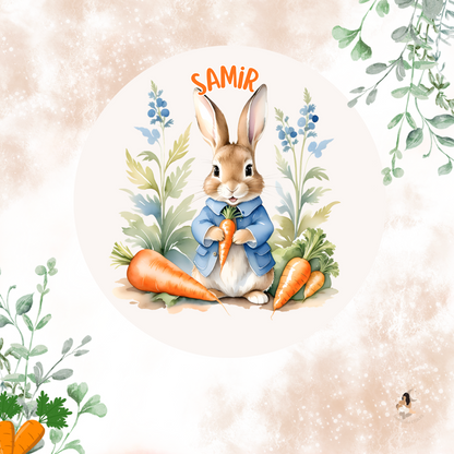 Sticker Toniebox personnalisé Pierre lapin