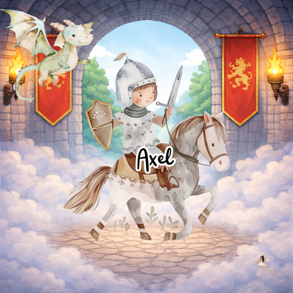 Sticker Toniebox personnalisé les chevaliers