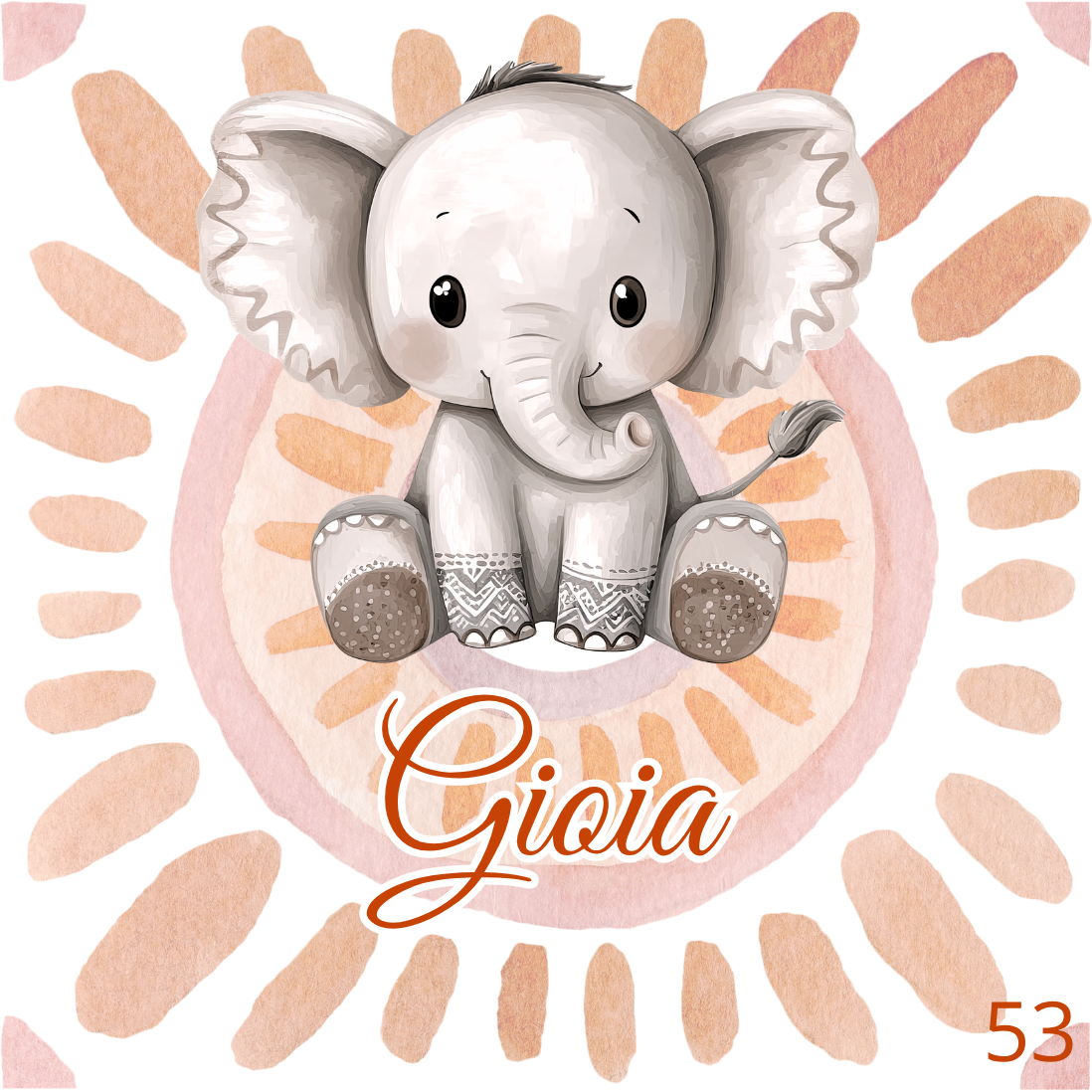 Sticker Toniebox personnalisé Les éléphants