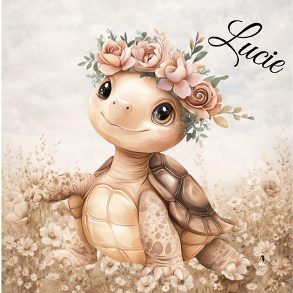 Sticker Toniebox personnalisé tortue