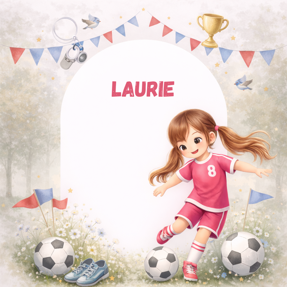 ⚽ Stickers Foot Personnalisés – Prénom & Numéro