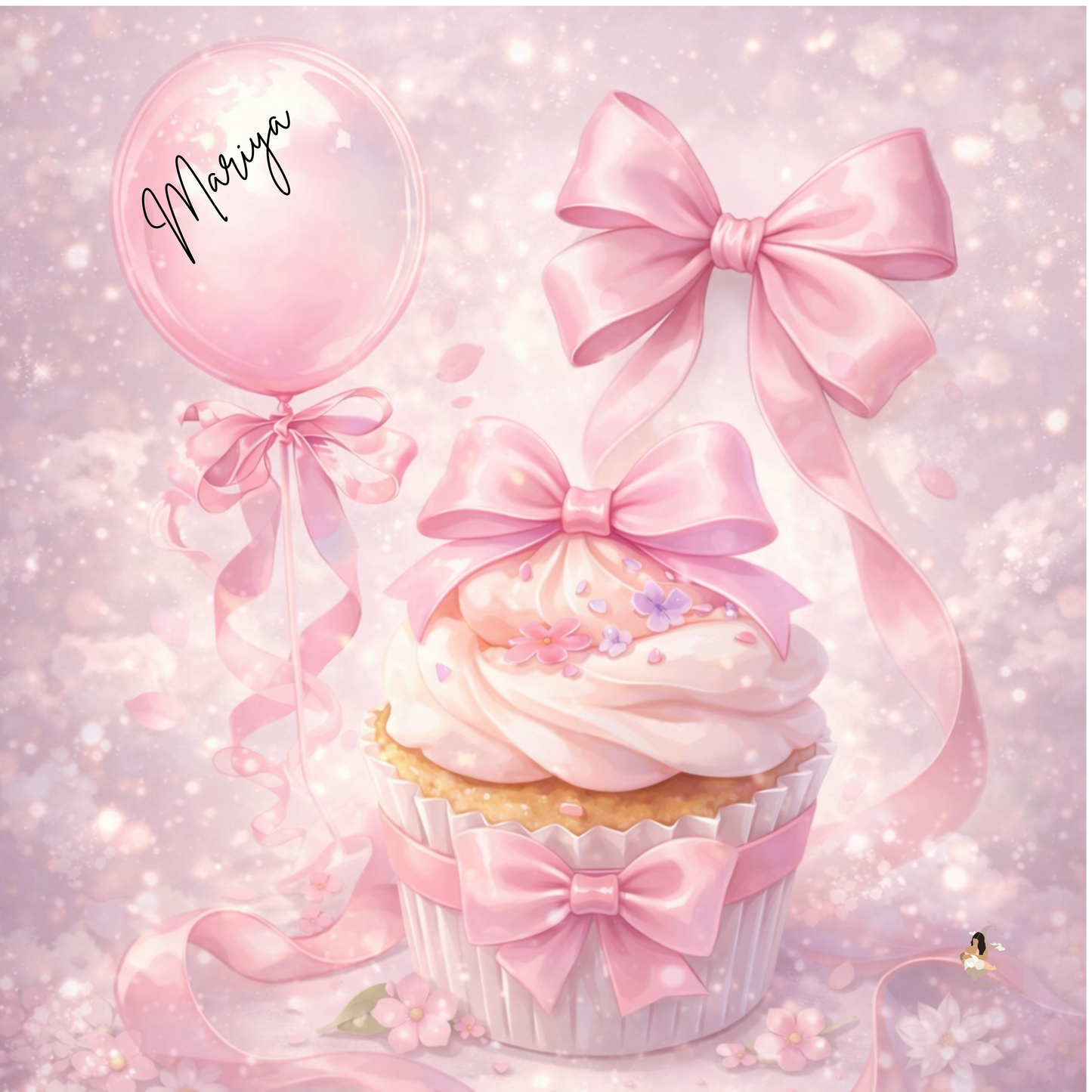 🧸 Stikers personnalisé Collection Rose Ours