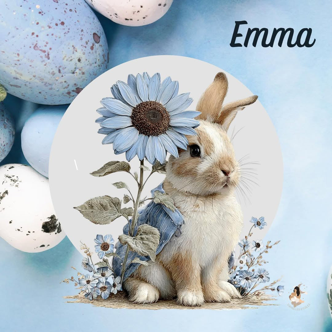Stickers Toniebox – Collection Bleu Poétique lapin 🌙