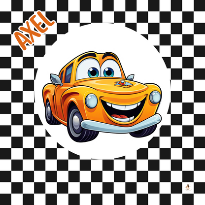 🚗 Stickers Toniebox – Collection Petites Voitures Rigolotes